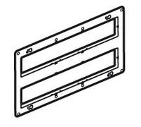Legrand Mosaic Mounting Frame 2x10mod Metal And Insulated Plastic - 080268