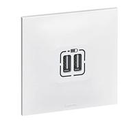 Legrand - Neptune Dual USB Charger - White