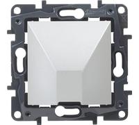 LEGRAND Niloé Step 398263 Double USB Charger Type A Foldable for Flush-Mounted Installation Aluminium