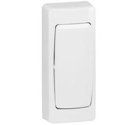 Legrand Oteo Toggle Switch White Narrow 1 piece Changeover