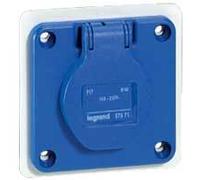 Legrand P17 Inbuilt Socket 230V 16A 2P+PA IP54 - 057671