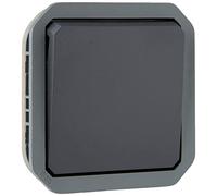 Legrand - Plexo 10A waterproof two-way switch to be fitted with a housing or support plate anthracite finish