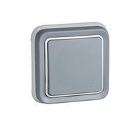 Legrand 191510 Plexo Recessed Switch, Grey