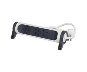 Legrand Premium 3 Outlet Plug With 3 Meter Cord (European Socket) - 694535 [5 Pieces]