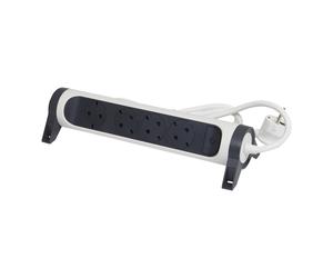 Legrand Premium 4-Way Rotary Mountable Socket 1.5m Cord (European Socket) - 694529 [5 Pieces]