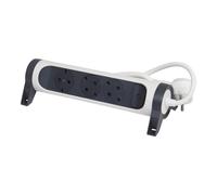 Legrand Premium Rotatable 6-Outlet Power Strip with 3m Cord (European Socket) - 694539 [5 Pieces]
