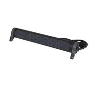 Legrand Premium Swivel Mount Multi-Socket 6x2P+A 1.5m Black (European Socket) - 694534 [5 Pieces]