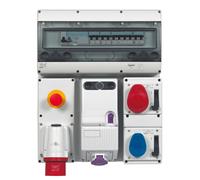 Legrand Recessed Outlet 400V 16A 5P IP44 P17 With Lock - 057302