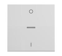 LEGRAND, Seano 765110 Rocker Switch for 2-Pin Off Switch with Lighting Window Including Symbol O/I (Off/On), Switch Cover, Rocker Plate, Colour: Ultra White