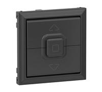 LEGRAND, Seano 765429 Rocker Switch for Roller Shutter/Blind Switch and Button with 3 Button Operation, Switch Cover, Rocker Plate, Colour: Anthracite Lacquered