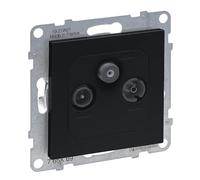 LEGRAND, Seano 765469 End Socket TV-R-SAT HD-TV, Connection Loss 10 dB, Colour: Anthracite Lacquered