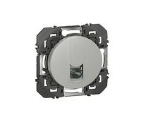 Legrand - Shielded RJ45 cat6 STP Dooxie Socket with Aluminium Finish - Blister Pack