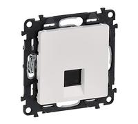 Legrand, Valena Life RJ45 Socket Category 6 UTP with Blanking Plate and Support Frame 753142