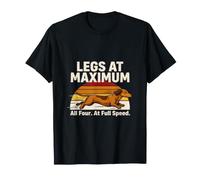 Legs At Maximum All Four At Full Speed Dachshund T-Shirt