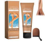 Legs Black Cream, Self-Tanning Cream, Self-Tanning Lotion, Sun Tanning Cream with a Self-Tanning Glove, for Face, Body, Legs, Arms (Wheat, 100 g)