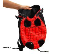 Legs Out Front-Facing Dog Carrier Hands-Free Adjustable Pet Puppy Cat Backpack Carrier for Walking Hiking Bike and Motorcycle