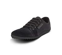 leguano Active - The Sporty Barefoot Shoe, Lava Black, 10 UK