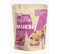 Legurme Muesli Peanut, Caramel & Date | High Fibre, Source of Minerals, Preservative & Colourant Free | 350g x 12 Packs