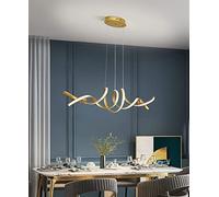 LEGZIT LED Dimmable Ceiling Light Living Room Lamp Dining Table Light Pendant Lamp with Remote Control Dining Room Ceiling Lamp Height Adjustable Pendant Lamp Decor Lighting