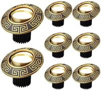 LEGZIT Set of 8,LED Recessed Retrofit Spotlights 2.5in 3.5in Brass Pattern Downlight Adjustable Angle Ceiling Light 3W,5W,7W,10W,12W Round COB Ceilling Potlight