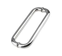 LEGZIT Stainless Steel Sliding Door Handle,Glass Door Handle Shower Door Handle Made of Back to Back Stainless Steel Hole Center Spacing 300mm/400mm (Size : 300mm)