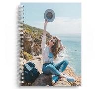 Lehaha Custom Photo Notebook Personalized Spiral Journal, A5, 120 Pages