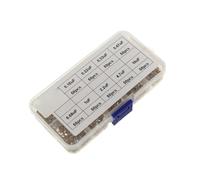 LeHang 500PCS 10 Values 50V 0.1uF-10uF Yellow Multilayer Monolithic Ceramic Capacitor Assortment Kit