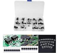LeHang 70Pcs TO-220 14 Values Encapsulated Three-Terminal Voltage Regulator Circuit ，High Current Positive Voltage Regulator Assortment Kit L7805 7812 7905 7912 LM317T