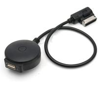 LeHang Bluetooth AUX Receiver Cable Adapter Compatibel With VW Audi A4 A5 A6 Q5 Q7 After 2009 Audio Media Input AMI MDI Interface 3G