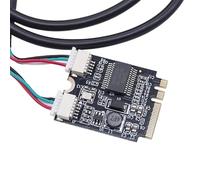 LeHang M.2 A+E Key to Double USB 2.0 Converter Cable Notebook External Separate 30cm