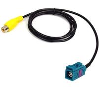 LeHang Reverse Camera Adaptor Cable Fakra to RCA, Vehicle Navigation Video Radio Stereo Audio System Adapter Compatible Cable for Benz A/B/C/CL/CLC/CLS/E/GL/M/R/Sl/SLK/SLR