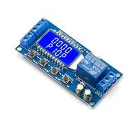 LeHang Time Delay Relay DC 5V 12V USB Relay Module 6-30V Delay Controller Board Delay-Off Cycle Timer Control Switch with LCD Display Support Micro USB 5V Power Supply DIY