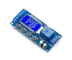 LeHang Time Delay Relay DC 5V 12V USB Relay Module 6-30V Delay Controller Board Delay-Off Cycle Timer Control Switch with LCD Display Support Micro USB 5V Power Supply DIY