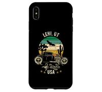 Lehi Utah USA Hotrod Retro Desert Sunset Design Case for iPhone XS Max