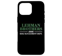 Lehman Brothers 2008 Risk Management Dept Case for iPhone 16 Pro Max