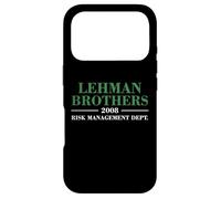 Lehman Brothers 2008 Risk Management Dept Case for iPhone 17 Pro