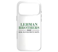 Lehman Brothers 2008 Risk Management Dept Case for iPhone 17 Pro Max