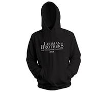 Lehman Brothers Risk Management Department 2008 2022 Unisex Black Hoodie Size L