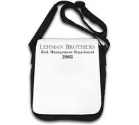 Lehman Brothers Risk Management Department 2008 Financial Crisis Shoulder Bag White
