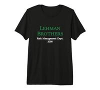 Lehman Risk Mangement Dept Vintage Corporate WSB Trader Gift Premium T-Shirt