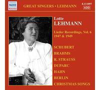 Lehmann - Lotte Lehmann: Vol. 5