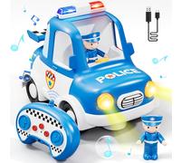 Lehoo Castle Boys Toys Age 3, Remote Control Cars Toddler Toys, Toy s for 2 Year Old Boys with LED Lights & Sounds, Toy Car for Birthday Gift