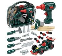 Lehoo Castle Kids Tool Set, Construction Tool Box with Toy Drill & Take Apart Race Car, Toys Gifts for 3 4 5 Year Old Boys & Girls