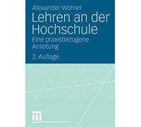 Lehren an der Hochschule.New 9783531163635 Fast Free Shipping<|