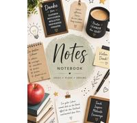Lehrer Notizbuch 6 x 9 Zoll - 100 Seiten liniert | Stilvolles Journal für Lehrerinnen und Lehrer | Geschenk für Schule, Unterricht & Schulalltag: ... To-do-Listen und als Geschenk für Lehrkräfte