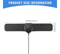 lehua 300 Mile Range Antenna TV Digital HD Skywire 4K Antena Digital Indoor HDTV 1080P
