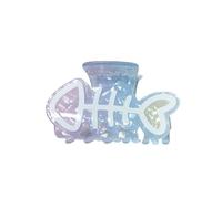 Lei Sea Star Conch Barrette Includes Hair Styling Set, Mystic Nautical Blue Color Variations, Lightweight Hair for Women