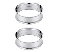 Leiainely 12G-50mm Ear Gauges Plug Tunnels Earrings Surgical Steel Double Flared Expander Dead Stretching Kit for Women Men, 12mm=1/2in, Metal, no gemstone