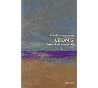 Leibniz: A Very Short Introduction (Very Short Introduc - Paperback NEW Maria Ro