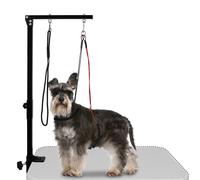 LEIBOU Foldable Pet Grooming Arm with Clamp, Dog Grooming Loop Noose &